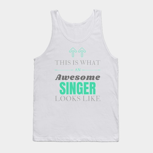 Singer Tank Top by Mdath